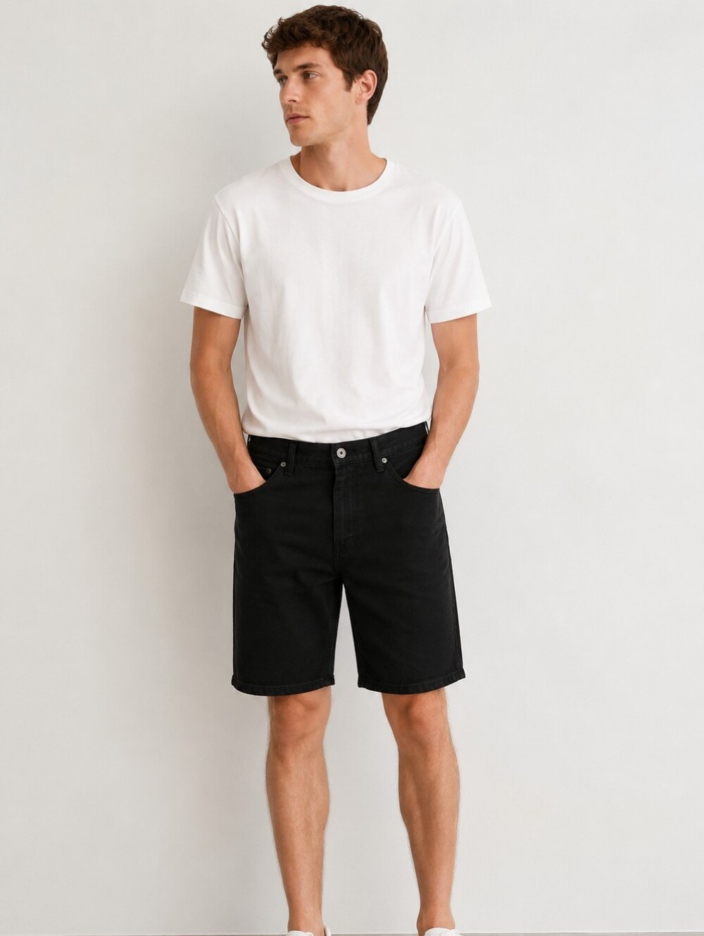 21 Men  American brand black shorts